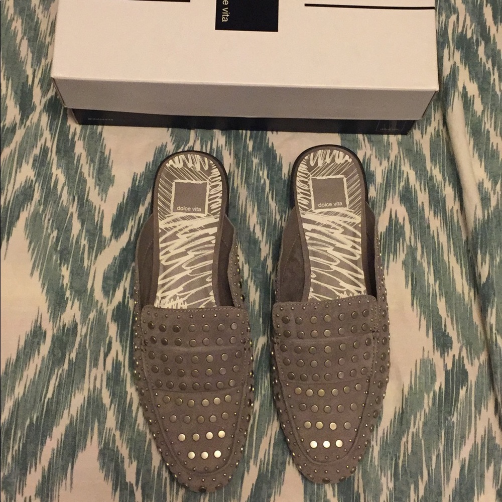 DV Gray Mules